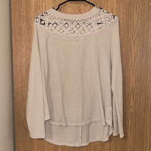 White Shirt with Lace details